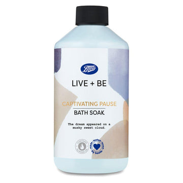 Live + Be Captivating Pause Bath Soak With Oil